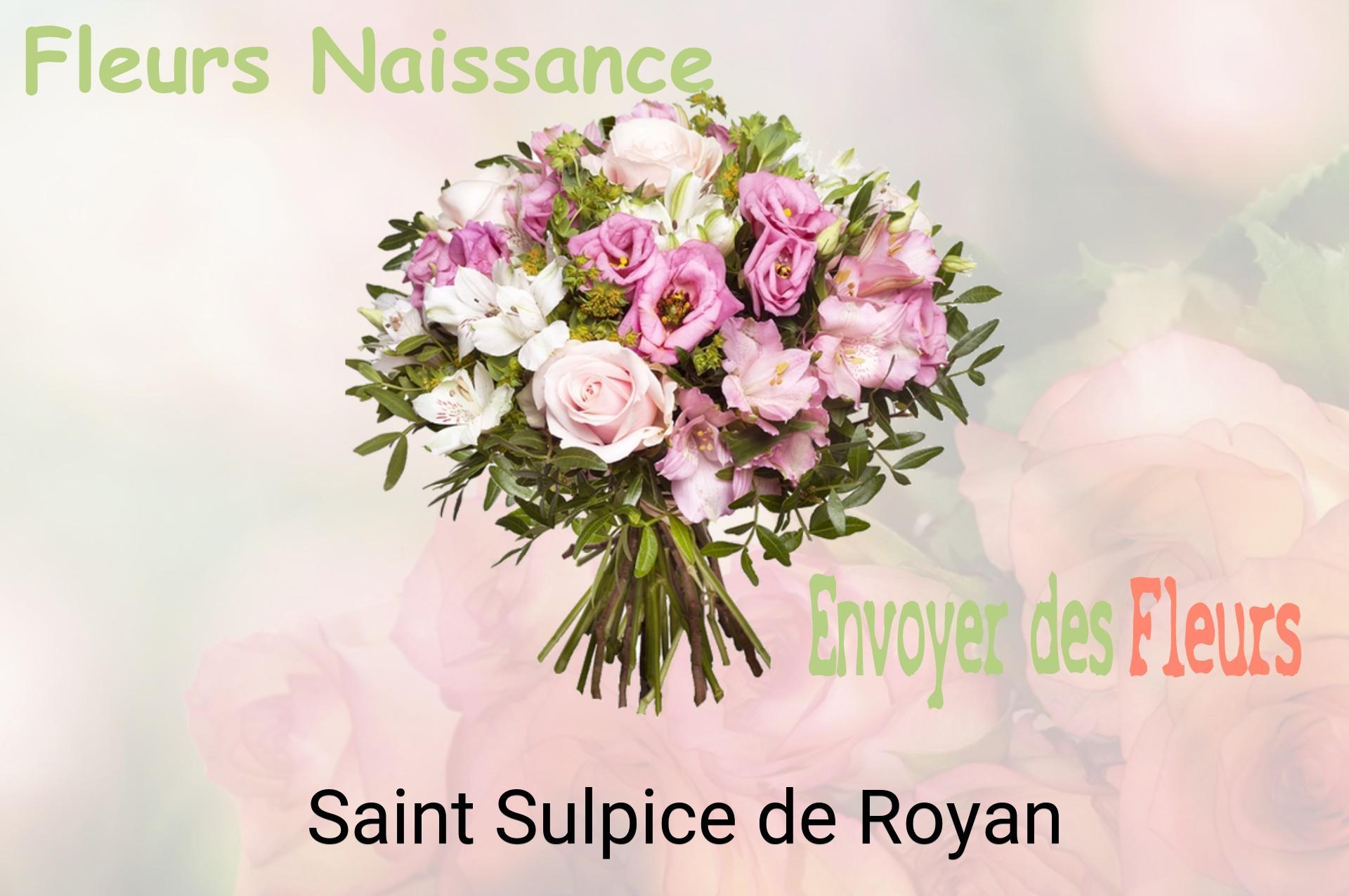 Bouquet de fleurs de naissance livré à Saint-Sulpice-de-Royan